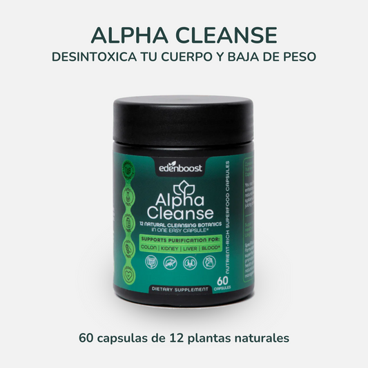 ALPHA CLEANS - Desintoxica tu cuerpo y baja de peso natural